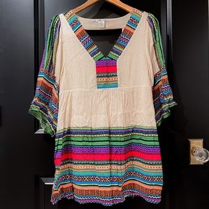 Esley Women Ivory Casual Dress